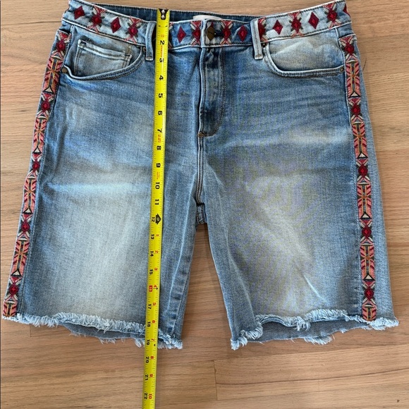 Driftwood Embroidered Denim Women Shorts - Picture 6 of 6